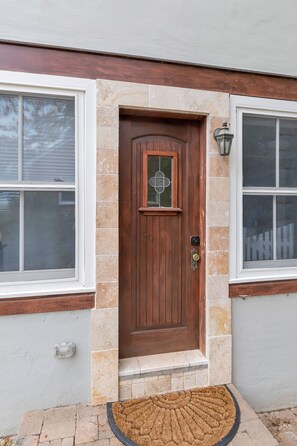 Main Level Entry On Side Of House That Enters Main Level Dining Room 