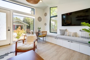 Living Room | Smart TV | Mini-Split A/C Units | Space Heaters