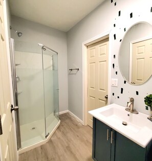 second bathroom on main floor attached to one bedroom