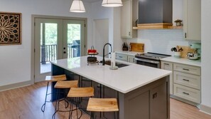 Kitchen View to Outside Deck