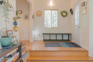 The front entryway.