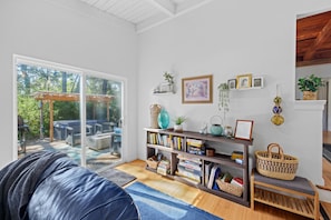 Grab a board game, a book, or a cuppa and enjoy your time at our beach house.