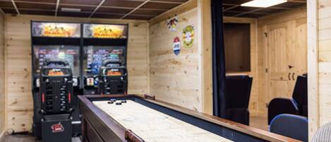 Lower Level Game Room Shuffleboard