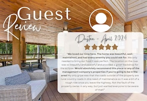 Recent review highlights: five stars from our happy guests!
