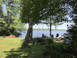 Lake view from the cottage