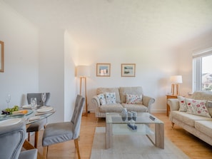 Living room/dining room | Seamill Cottage, Seamill, near West Kilbride