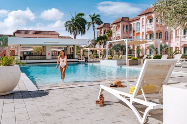 Building, House, Pool, Water, Swimming Pool