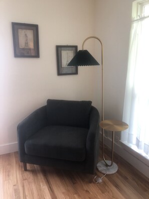 sitting area in main bedroom suite