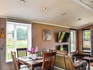 Open plan living space | Wildhaven Lodge, Dalbeattie