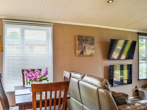Open plan living space | Wildhaven Lodge, Dalbeattie