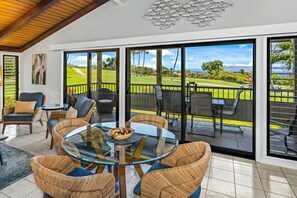 Enjoy one of the most beautiful ocean views in Wailea from our airy, well-appointed second-story condo.