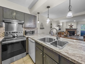 Lovely Renovated Kitchen with Stainless Steel Appliances