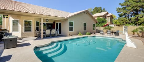 Chandler Vacation Rental | 4BR | 2BA | 2,090 Sq Ft | Small Step for Entry