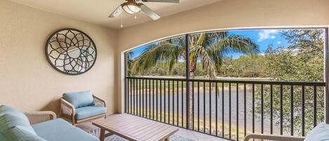 Golf Course & Lake View From the Rear Lanai