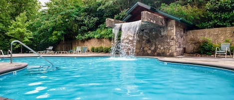 Just a short walk from The Ryland cabin! The Gatlinburg Falls Resort pool is scheduled to be open from Memorial Day to Labor Day each summer and from 10:00 AM to 8:00 PM daily.