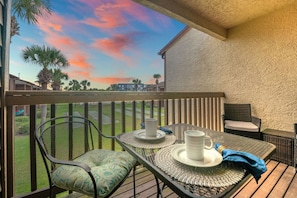 Step out of the King Master suite with your morning coffee. Breathe in the fresh air, enjoy the calm, and start your day right.