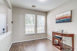 Office Area | Laptop-Friendly Workspace | Computer