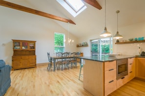 Kitchen and dining area