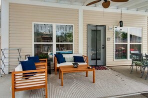 Backyard patio