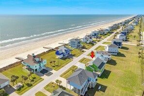 Twist of Lime has first row views! On the West End in Galveston. 