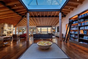 Living room in main house