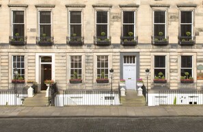 Our building from the upper street view.