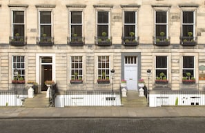 Our building from the upper street view.