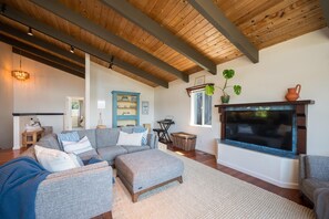 Upstairs open concept living space