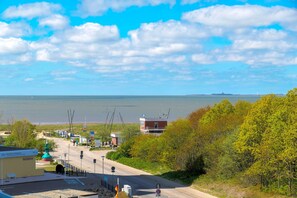 Vue sur la plage/l’océan