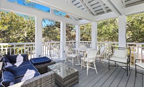 Covered balcony