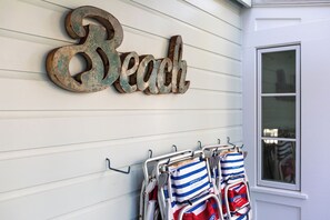 Beach chairs available