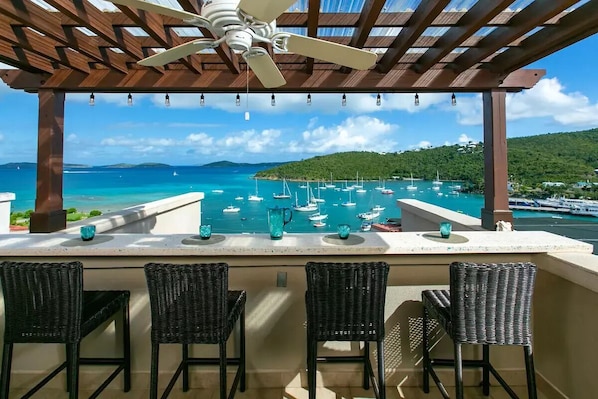 The view from A PENTHOUSE AT GRANDE BAY is simply breath taking!  