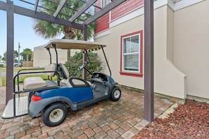 FREE golf cart for guest use!