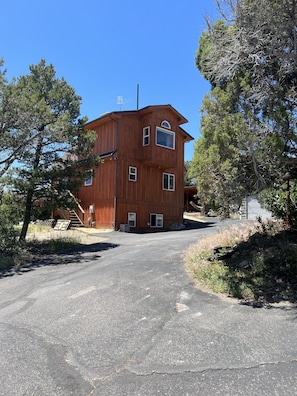 The Chalet rear from driveway/parking area