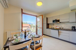 Kitchen and dining area