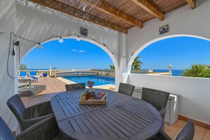 Outdoor dining area