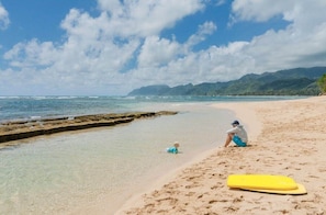Bathtub beach is just down the beach from us. Amazing spot!