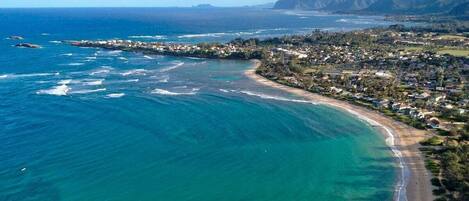 Welcome to the cozy town Laie! Home of our beach house!