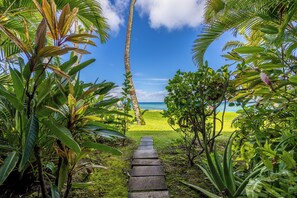 Inviting walk to view the ocean