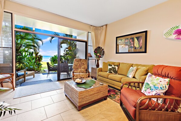 Bright space with a glass window for a great view