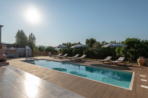 The grand pool of the villa (43 sq.m.) with children's section.