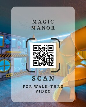 Scan the QR code with your phone for a walk-thru video