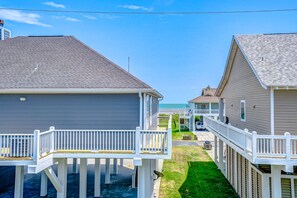 Beach view from deck