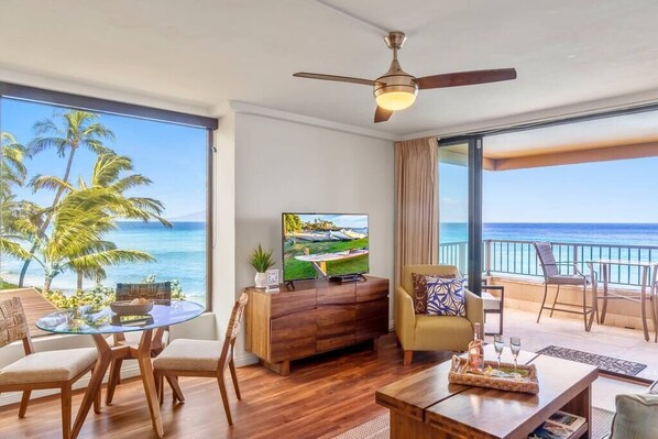 Corner oceanfront paradise with views from everywhere.