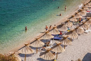 Vue sur la plage/l’océan