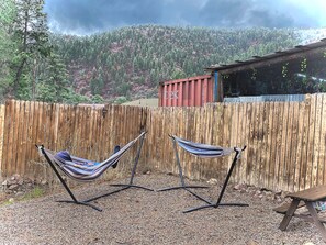 More ways to enjoy the mountain air from our spacious backyard