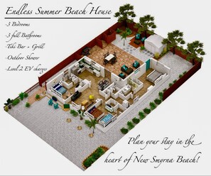 Endless Summer Beach House floorplan