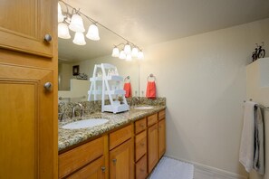 Bathroom with double sink