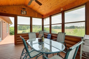 Screened-In Porch | Charcoal Grill | Pet Friendly w/ Fee