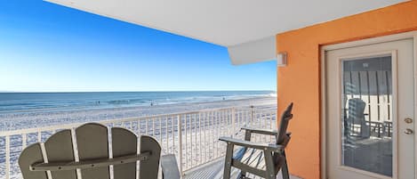 Beachfront Balcony